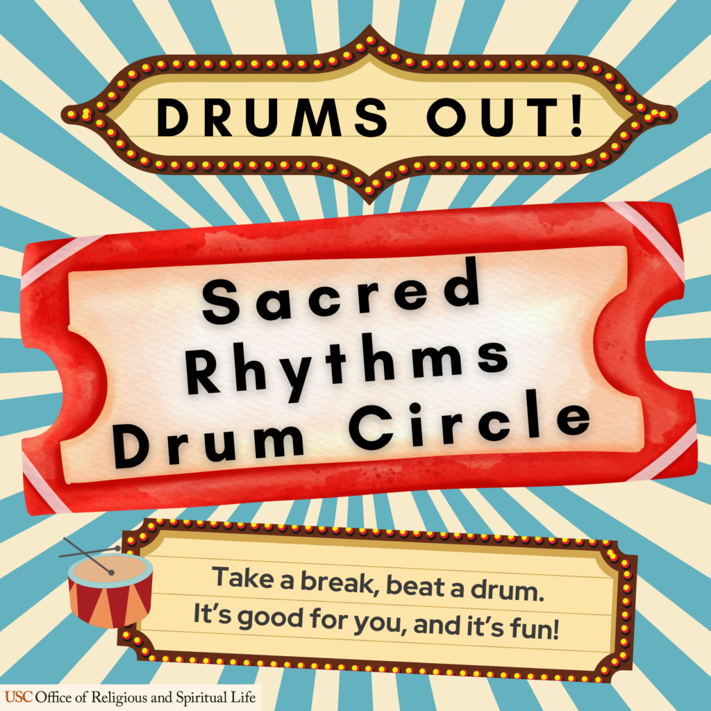 Sacred Rhythms Drum Circle flyer